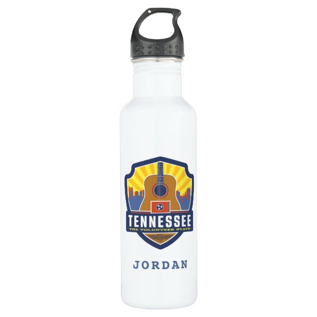 Staatsstolz | Tennessee Edelstahlflasche (Vorderseite)