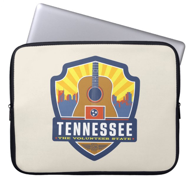 Staatsstolz | Tennessee Laptopschutzhülle (Vorderseite)