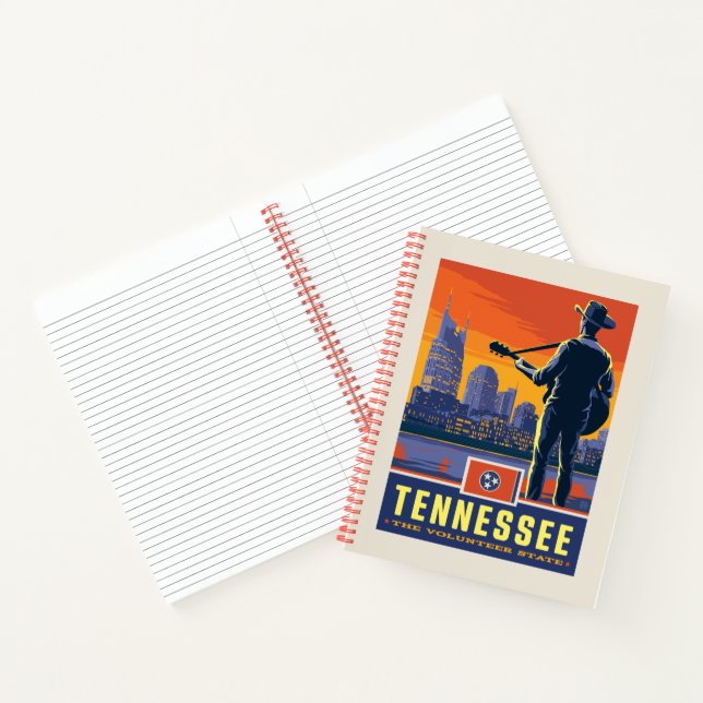 Staatsstolz | Tennessee Notizbuch (Innenseite)