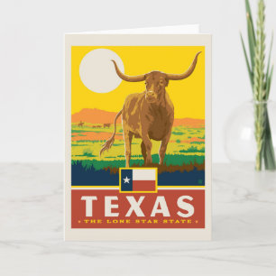 Staatsstolz   Texas Karte