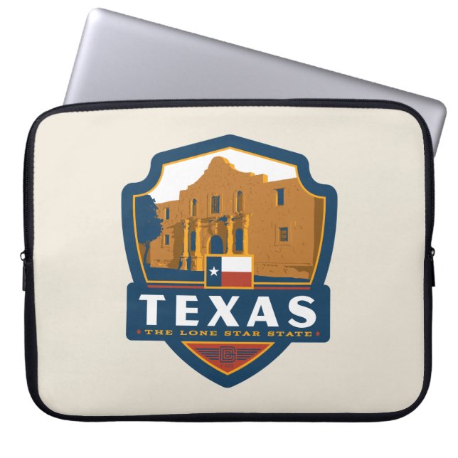 Staatsstolz | Texas Laptopschutzhülle (Vorderseite)