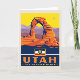 Staatsstolz Utah Karte