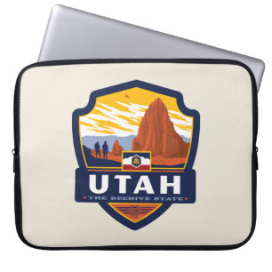 Staatsstolz Utah Laptopschutzhülle