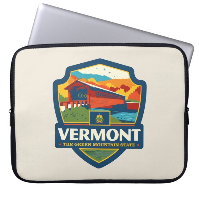 Staatsstolz | Vermont Laptopschutzhülle (Vorderseite)