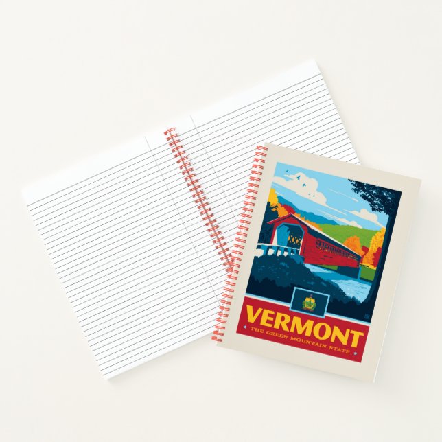 Staatsstolz | Vermont Notizbuch (Innenseite)