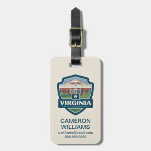 Staatsstolz Virginia Gepäckanhänger