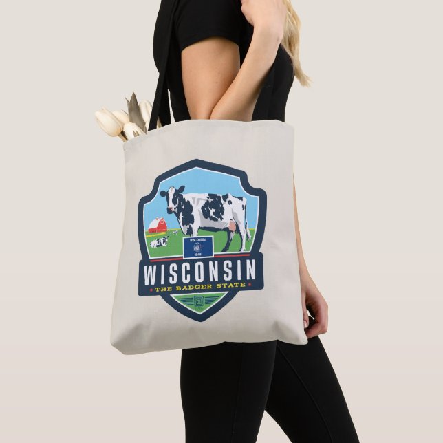 Staatsstolz | Wisconsin 2 Tasche (Von Nahem)