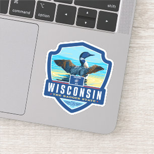 Staatsstolz   Wisconsin Aufkleber