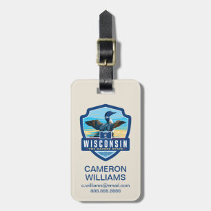 Staatsstolz Wisconsin Gepäckanhänger