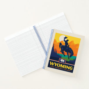 Staatsstolz   Wyoming Notizbuch