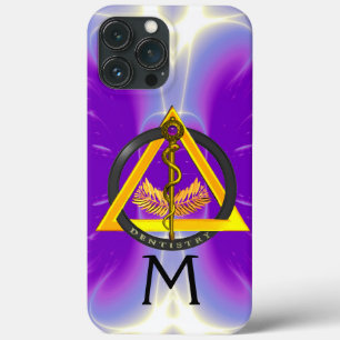 STAB DES ASKLEPIOS ZAHNARZT ZAHNHEILKUNDE MONOGRAM Case-Mate iPhone HÜLLE