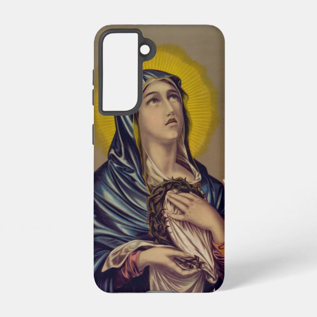 Stabat Mater unsere Lady der Trauern Samsung Galaxy Hülle (Rückseite)