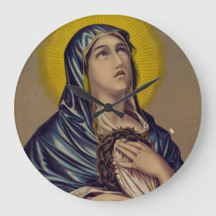 Stabat Mater Unsere Liebe Frau der Schmerzen  Große Wanduhr