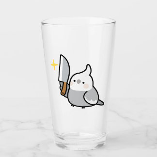 Stabby-Cockatiel-Glascup Glas