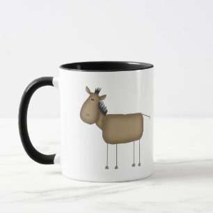 Stäbchenfigur Pferd T-Shirts und Geschenke Tasse