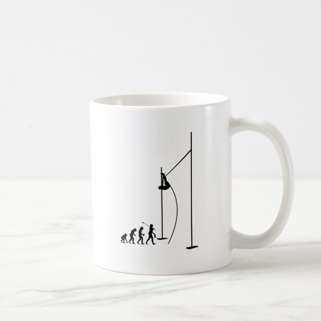 Stabhochsprung-Athlet Kaffeetasse (Rechts)