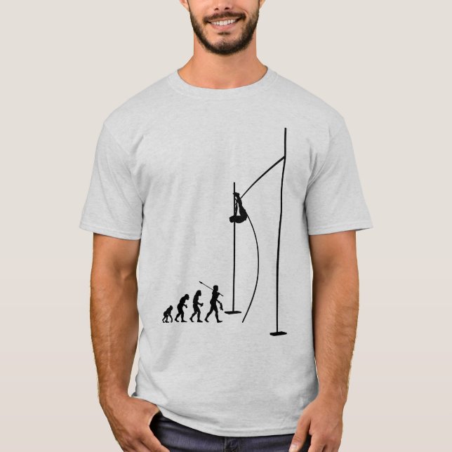 Stabhochsprung-Athlet T-Shirt (Vorderseite)