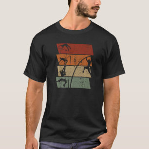 Stabhochsprung Retro Vintage Für Einen Stabhochspr T-Shirt
