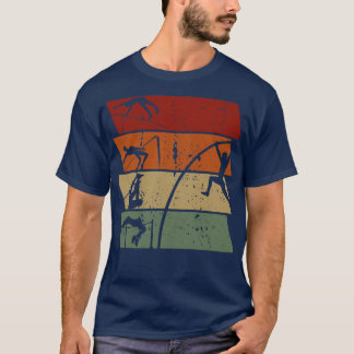 Stabhochsprung Retro Vintage T-Shirt