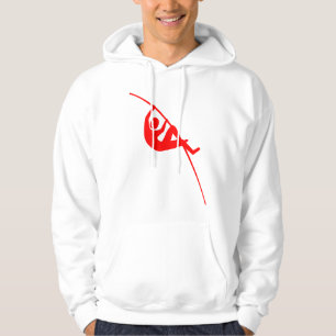 Stabhochsprung - Rot Hoodie