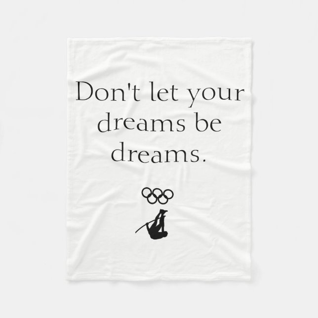 Stabhochsprungdecke Fleecedecke (Vorderseite)