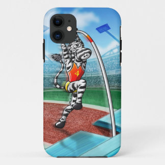 StabhochsprungZebra iPhone 11 Hülle