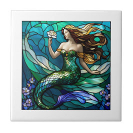 Stabile Glastafel mit Blick auf eine Blume Fliese