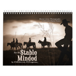 Stabiler Minded Western Pferd Lover 12 Monate Kalender
