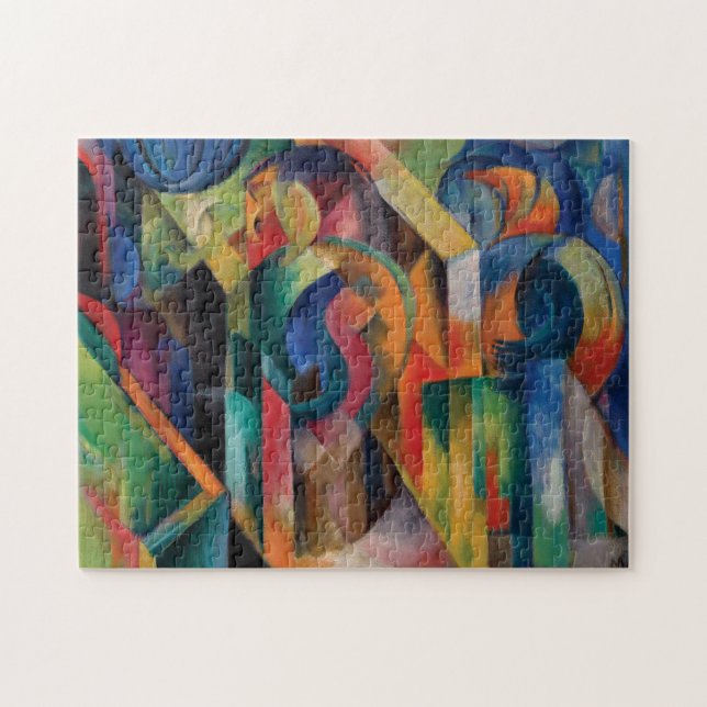 Stables von Franz Marc (Horizontal)