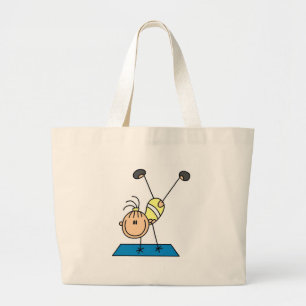 Stabmädchen macht Saltos T-Shirts und Geschenke Jumbo Stoffbeutel