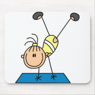 Stabmädchen macht Saltos T-Shirts und Geschenke Mousepad