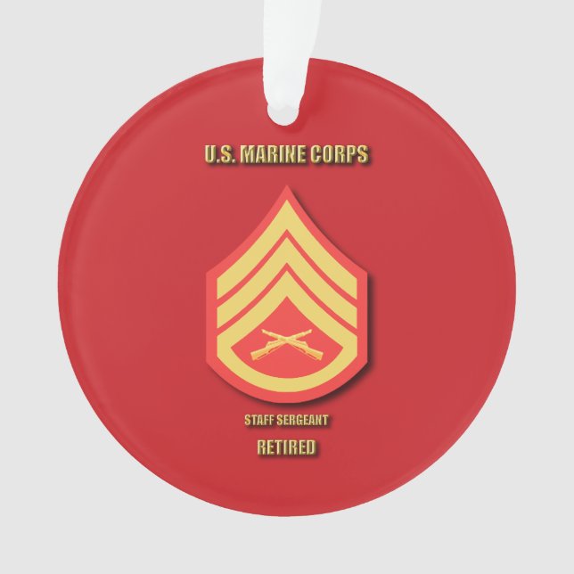 Stabsfeldwebel des US Marine Corps Ornament (Vorderseite)