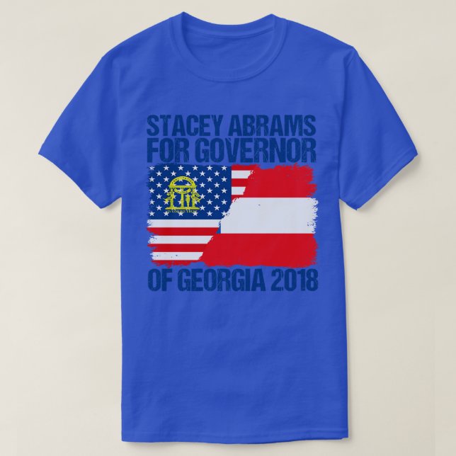 Stacey Abrams 2018 Gouverneurswahl in Georgien T-Shirt (Design vorne)