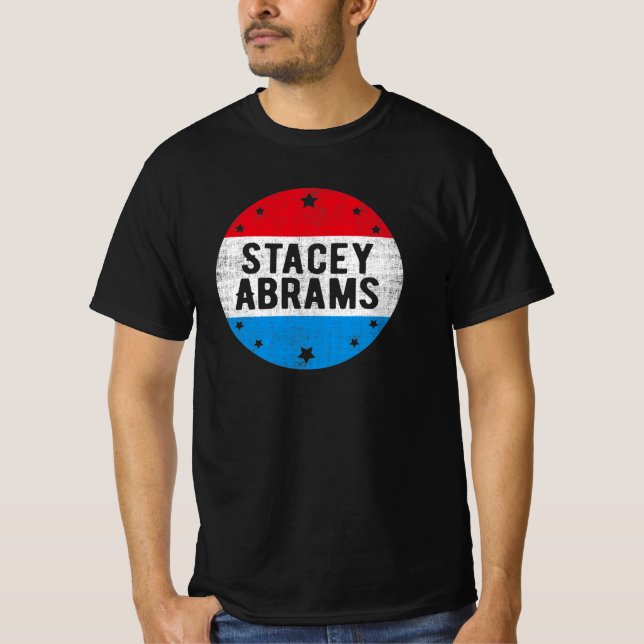 Stacey Abrams, das amerikanische demokratische Par T-Shirt (Vorderseite)