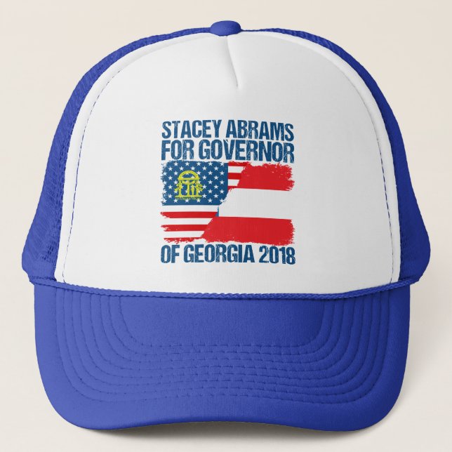 Stacey Abrams für Gouverneur von Georgien 2018 Truckerkappe (Vorderseite)