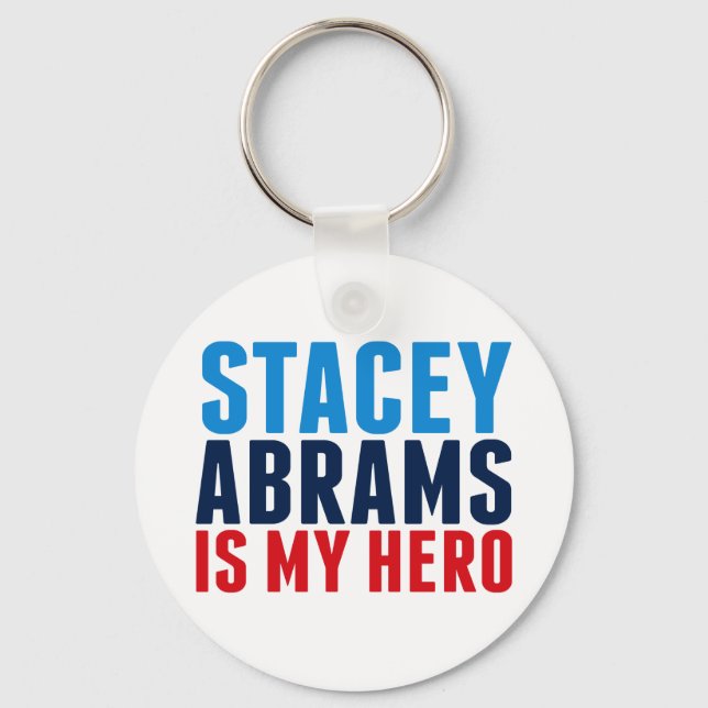 Stacey Abrams ist meine Heldin-Wahl 2022 Schlüsselanhänger (Vorderseite)