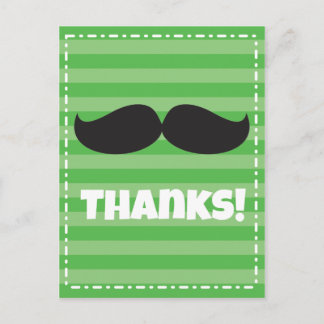 Stache Green Postkarte
