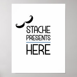 Stache präsentiert hier Party Signing Poster