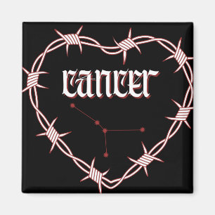 Stacheldraht aus der gotischen Ästhetik Magnet