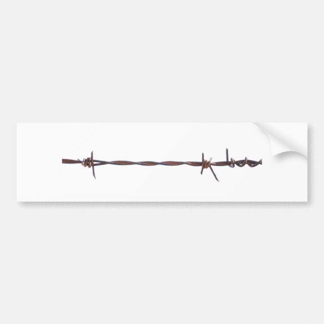 Stacheldraht Autoaufkleber (Vorne)