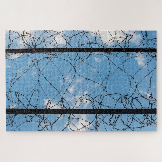 Stacheldraht in Amna Suraka (Horizontal)