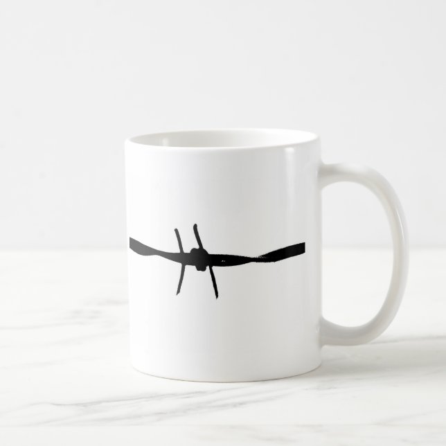 Stacheldraht Kaffeetasse (Rechts)