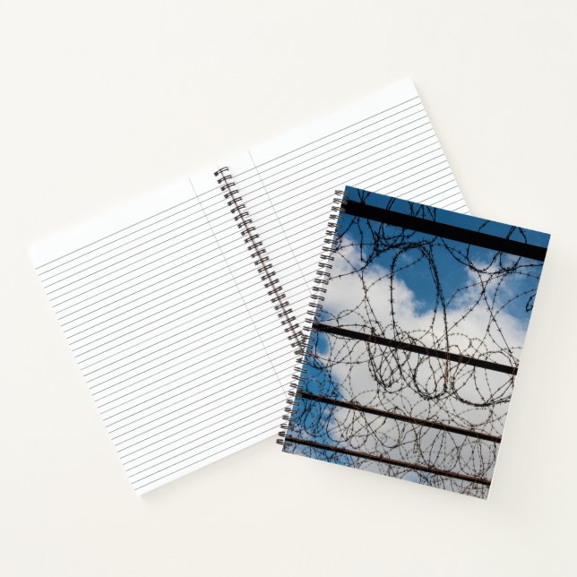 Stacheldraht Notizbuch (Innenseite)