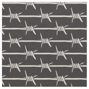 Stacheldraht schwarz stoff