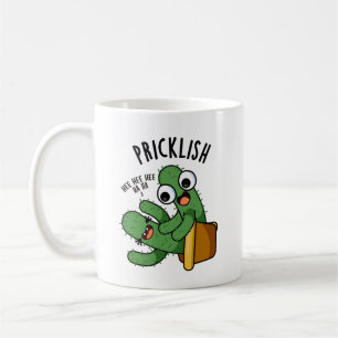Stachelige lustige Kaktus-Wortspiele Kaffeetasse