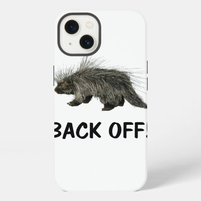 Stacheliger Porky iPhone Hülle (Rückseite)