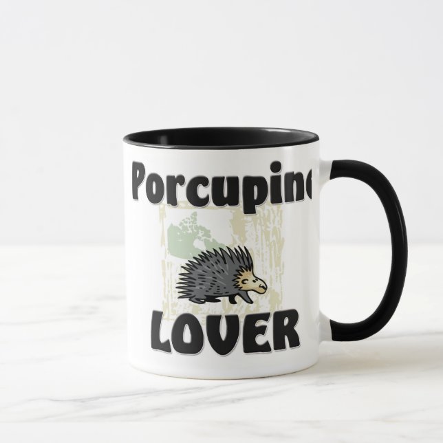 Stachelschwein-Liebhaber Tasse (Rechts)
