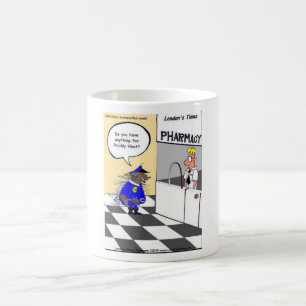 Stachelschwein Polizei Lustige Geschenke T-Shirts Kaffeetasse