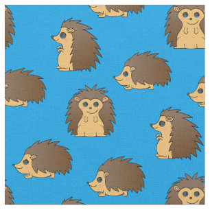 Stachelschweine Süße Igel Cartoons Stoff