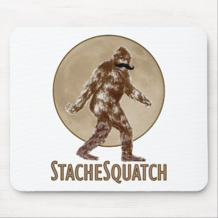 STACHESQUATCH I Schnurrbart, wenn Sie mein Squatch Mousepad
